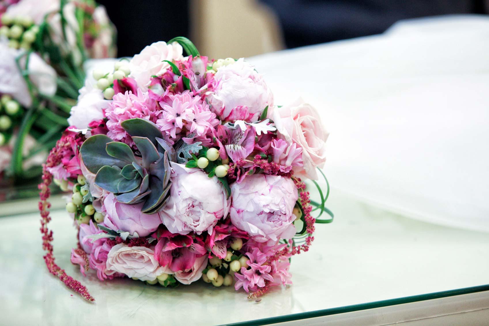 Blumen auf der Hochzeit